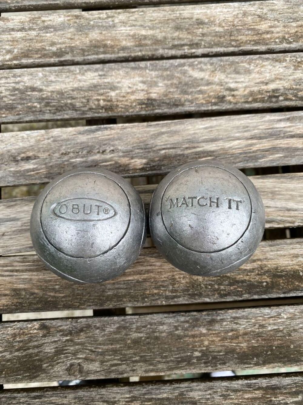 Boules de p&eacute;tanque Obut 70 mm-" acier carbone"-bon &eacute;tat Sports