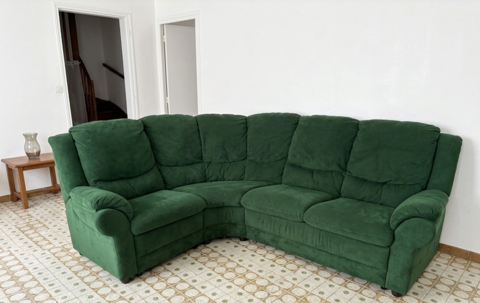 Canapé en ALCANTARA avec certificat d'authenticité Ternay (69)