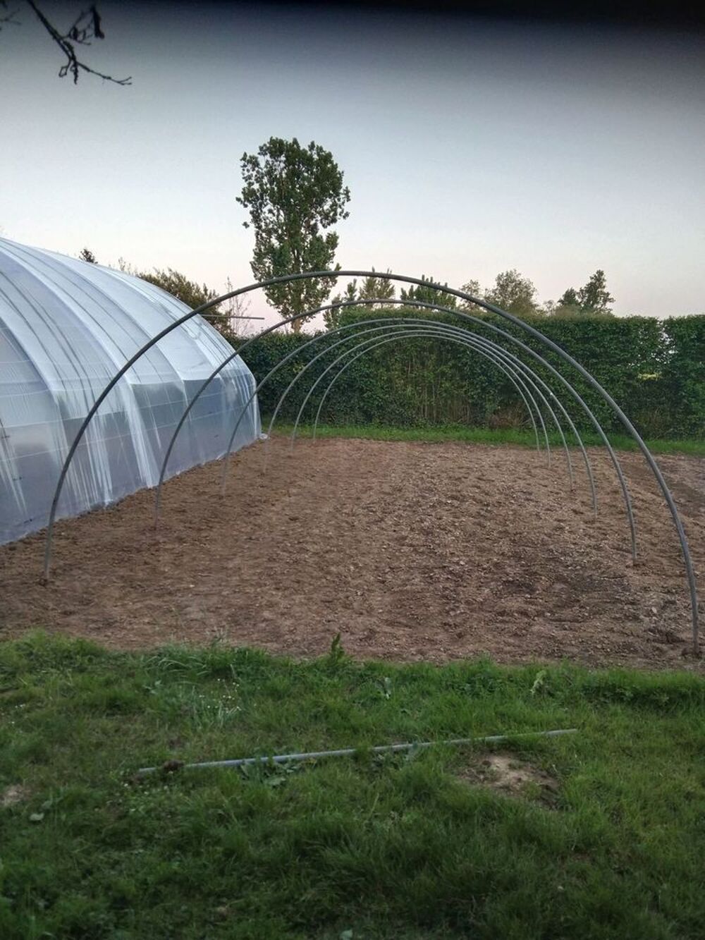 SERRE TUNNEL PRO 50 M2 10M LONG 5M LARGE 2,10M HAUT Jardin