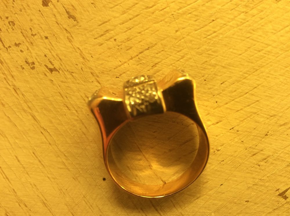 bague en 2 ORS et diamants Bijoux et montres