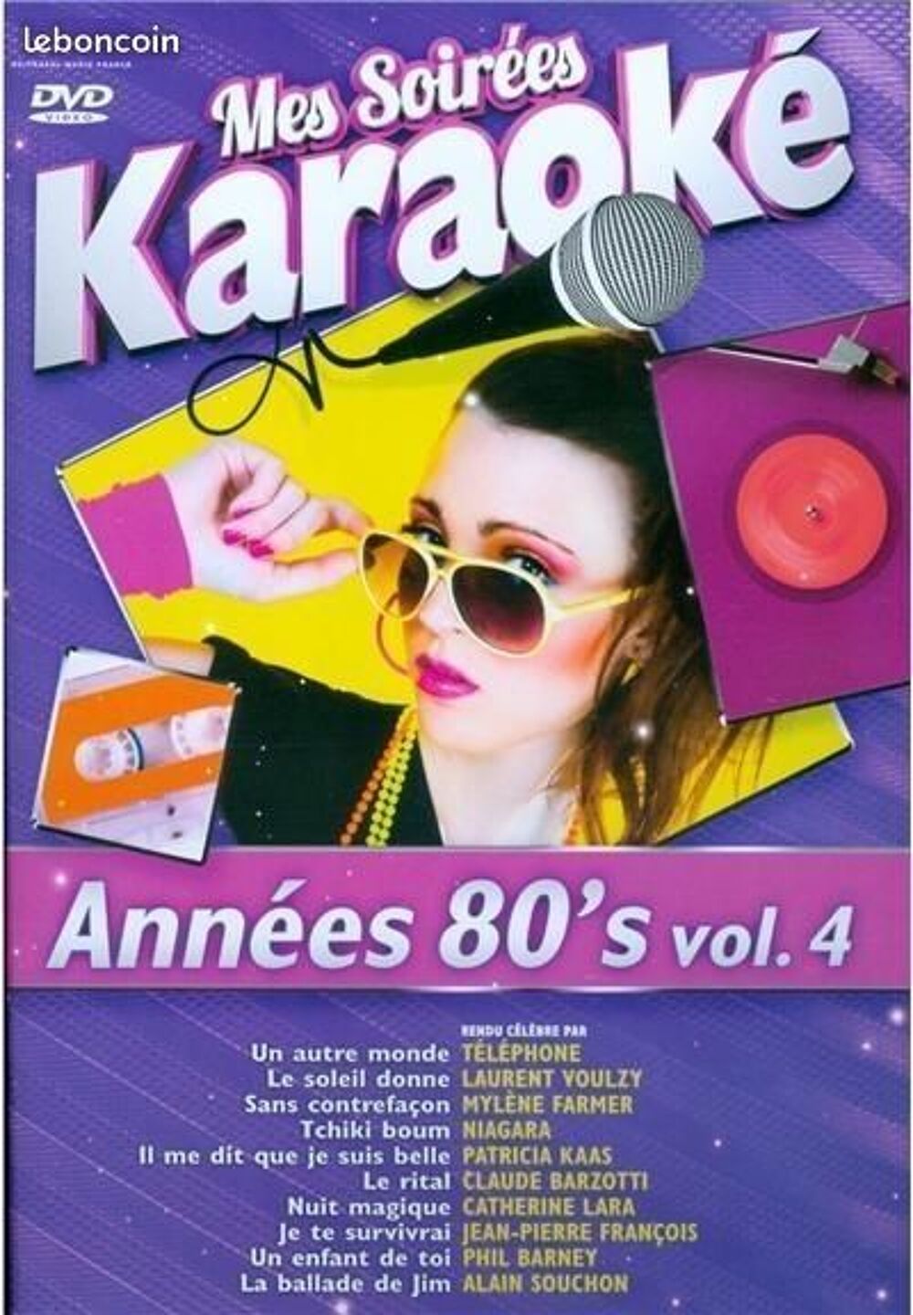 DVD Mes Soir&eacute;es Karaok&eacute; Ann&eacute;es 80 DVD et blu-ray