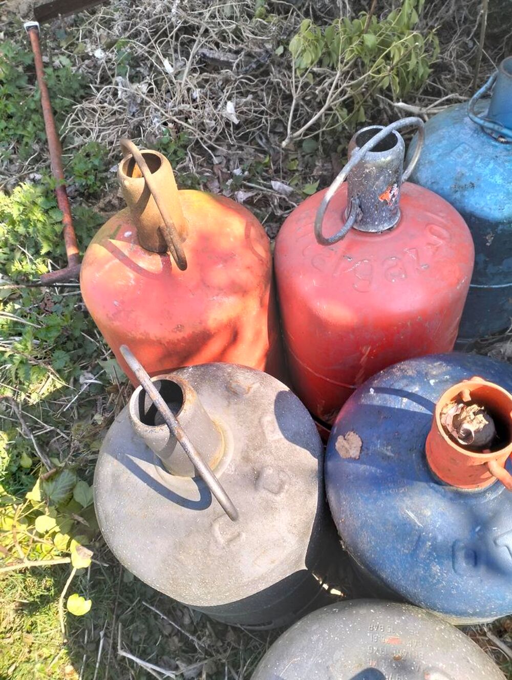 Bouteille de gaz vide Bricolage