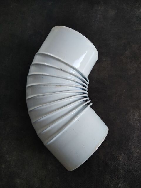 Coude 65 degrs de poele chemine mail blanc 8 Boisset-et-Gaujac (30)