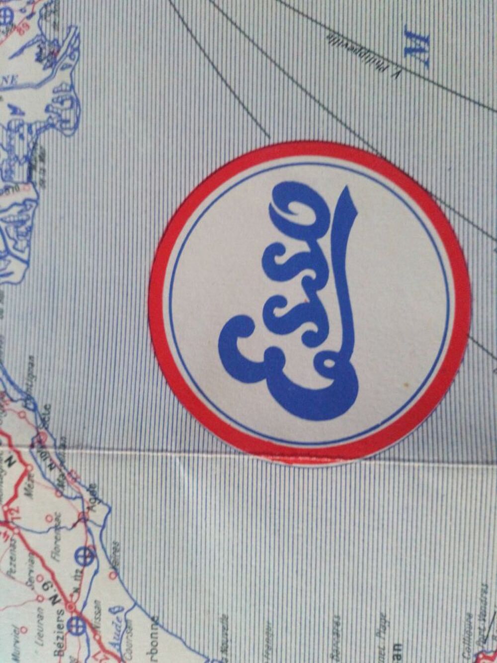 ANCIENNE CARTE ESSO 