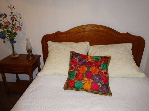 Lit bois 140 x 190cm + 1 chevet 0 Lguevin (31)