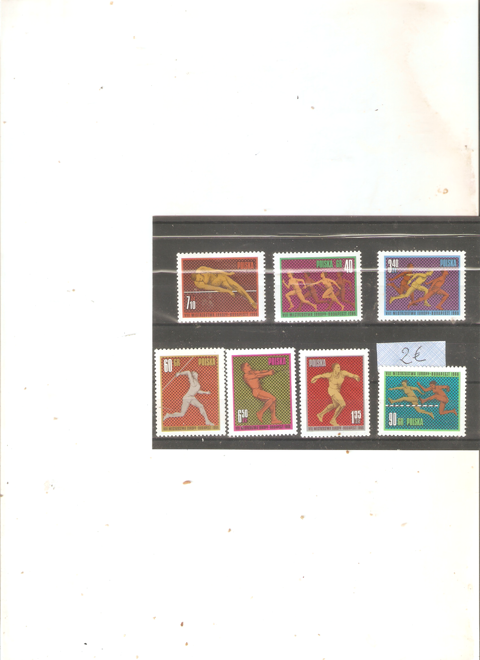 TIMBRES NEUF LA POLOGNE SPORT 2 Neuilly-sur-Marne (93)