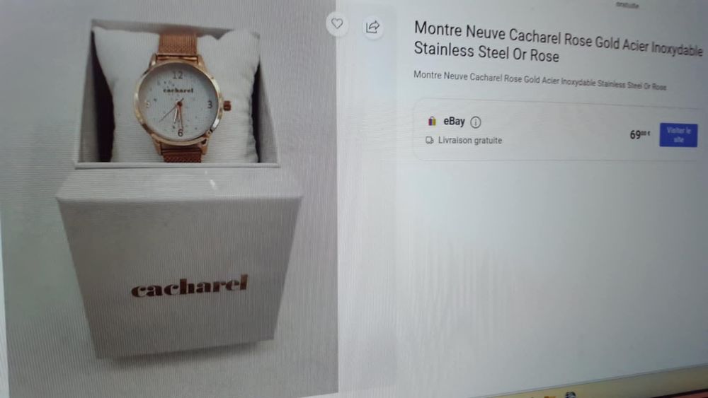 Belle montre CACHAREL et une JAZ neuve N&deg;1382 Bijoux et montres