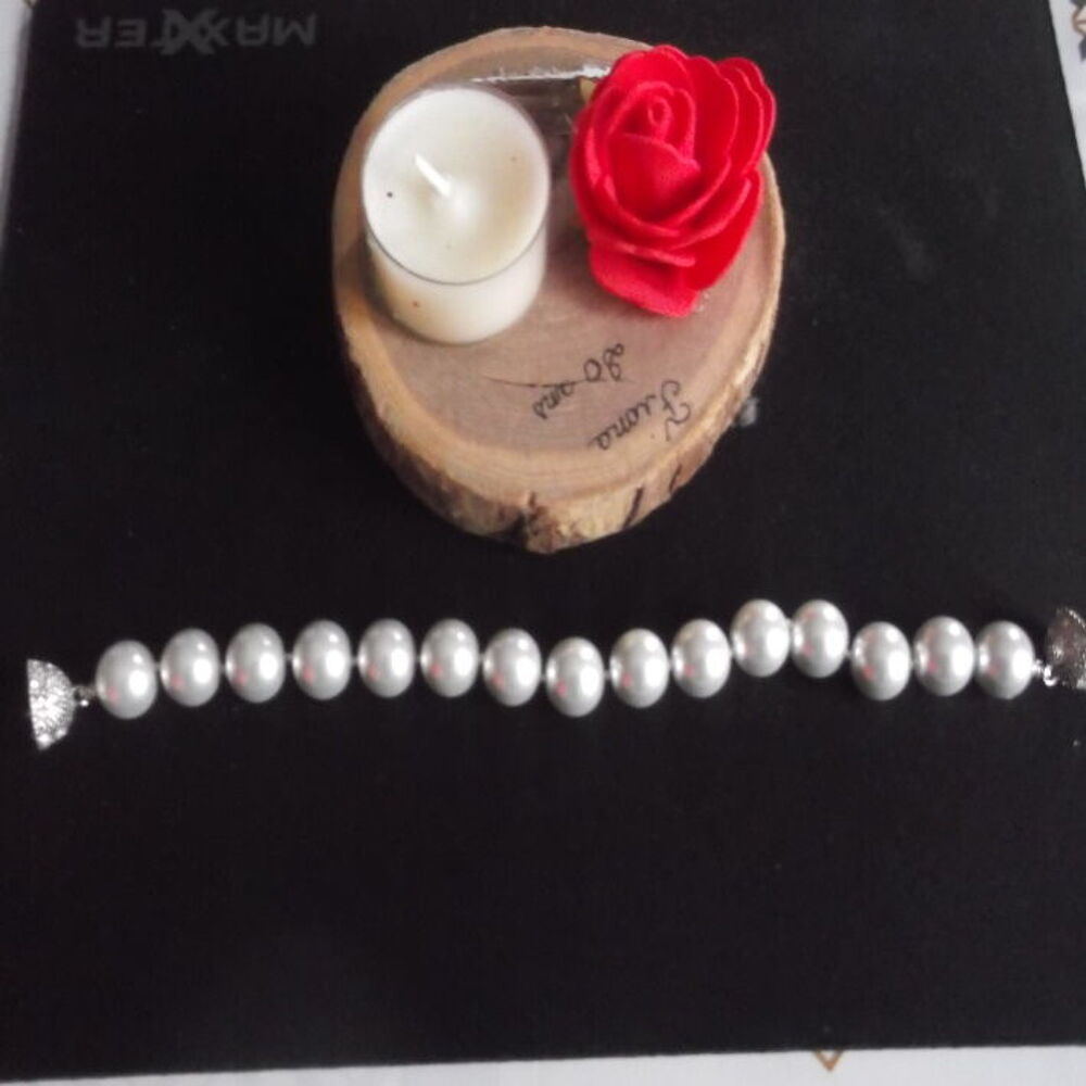 Bracelets de perles avec perles diam&egrave;tre 12mm avec fermeture Bijoux et montres