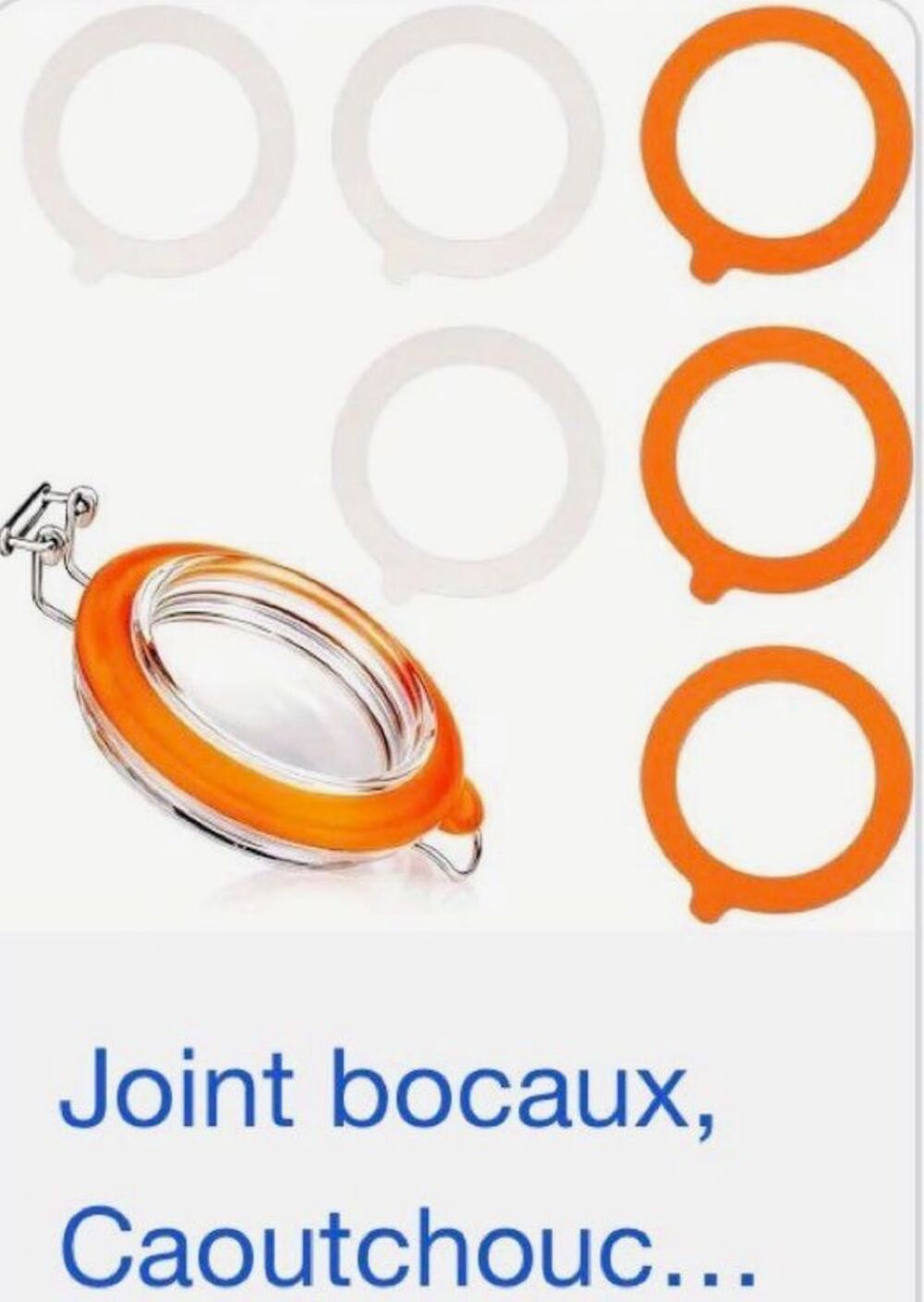 Caoutchoucs pour bocaux Cuisine