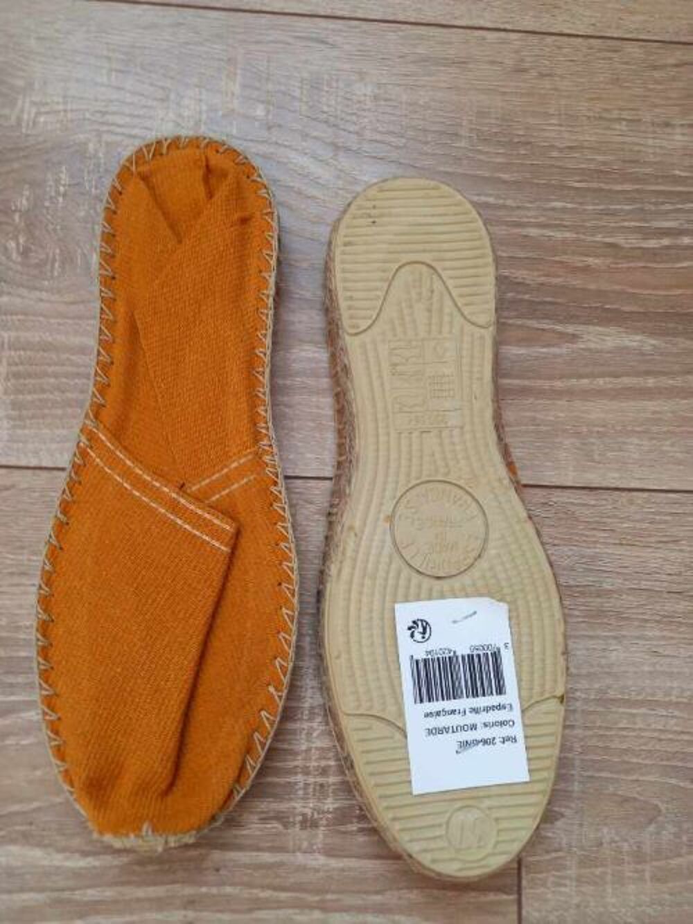 Espadrille neuve moutarde taille 37 Chaussures