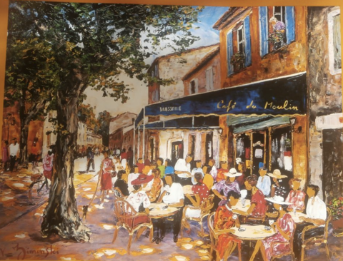 Tableau Caf� du Moulin Fontvieille 4200 Fontvieille (13)