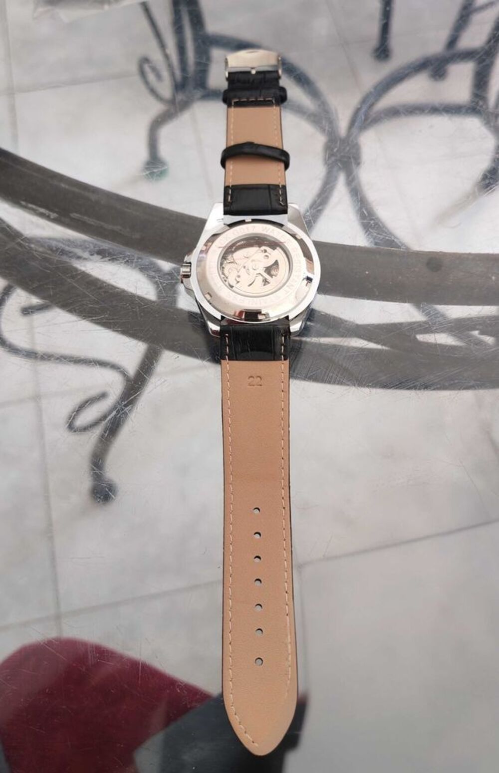 Montre automatique homme Gucamel €" Style Skeleton €" Neuve Bijoux et montres