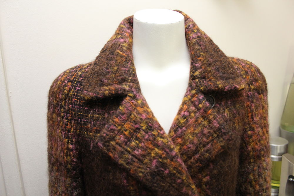 Manteau carreaux mohair DRIES VAN NOTEN 
T.S Vêtements