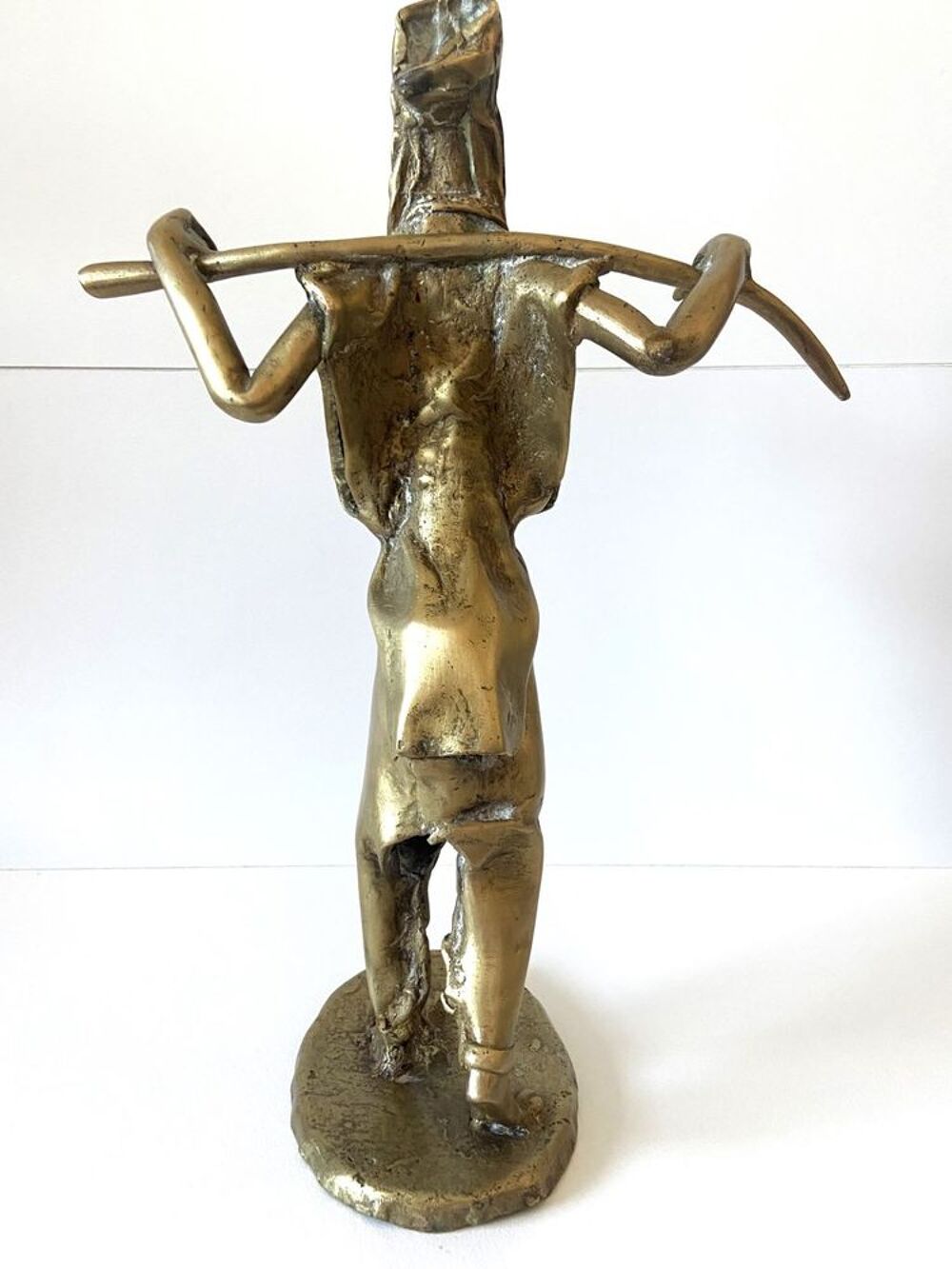 Ancienne Statuette Sujet Figurine Art Africain Ethnie Mossi 