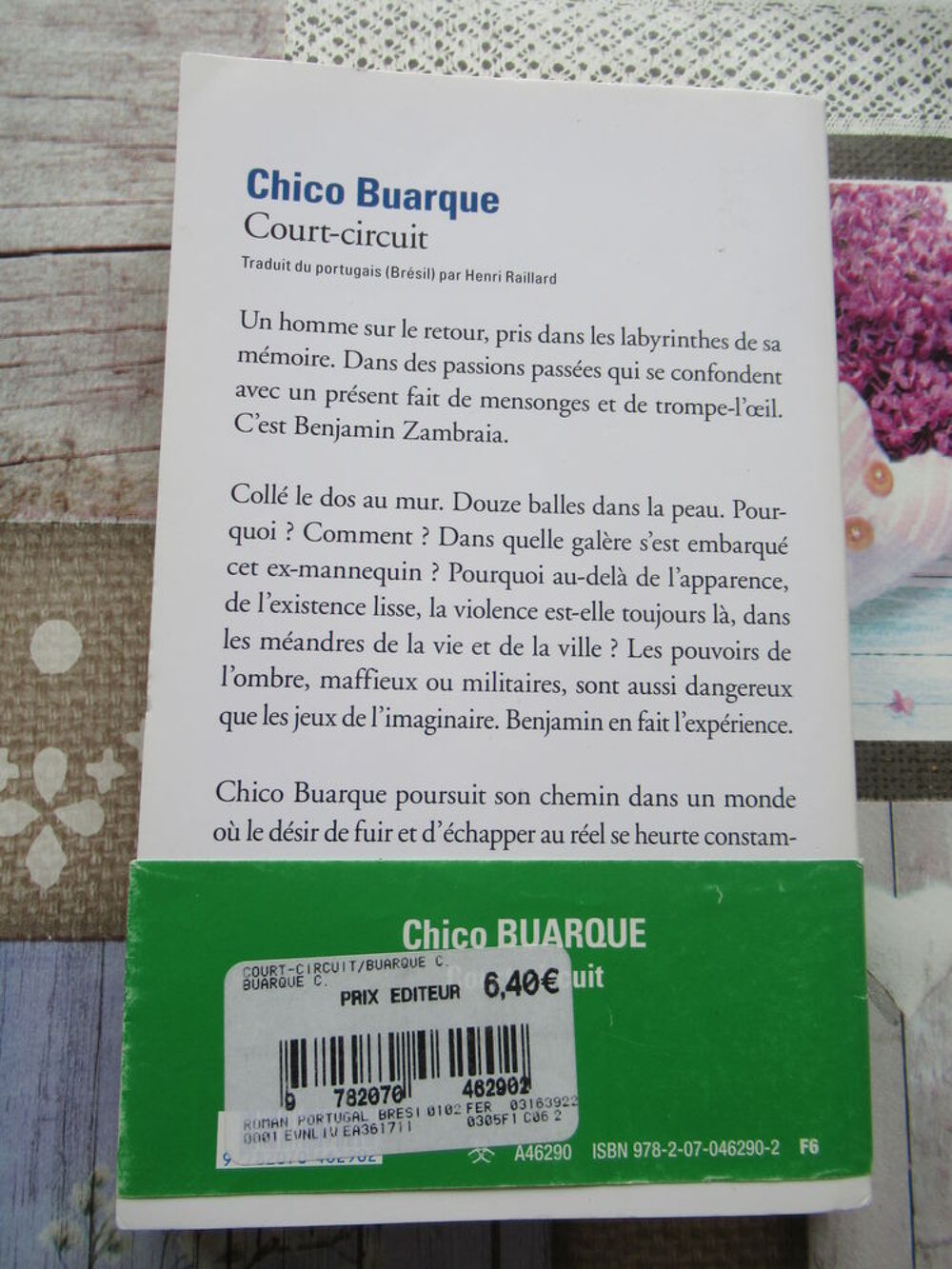 &quot;Court-Circuit&quot; de Chico BUARQUE Livres et BD