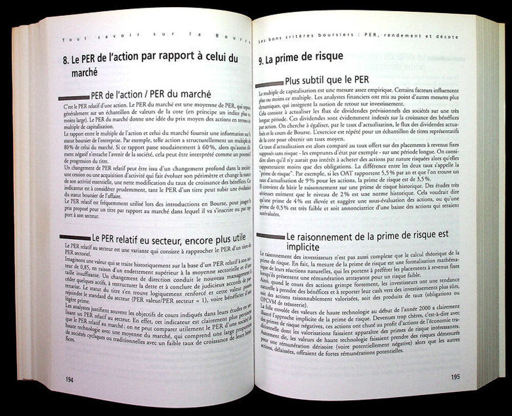 TOUT SAVOIR SUR LA BOURSE de Didier Vitrac (Trading, Sicav, Livres et BD
