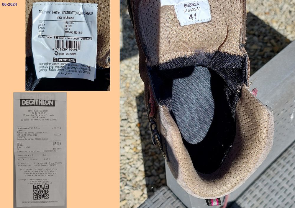Chaussures de marche neuve Chaussures