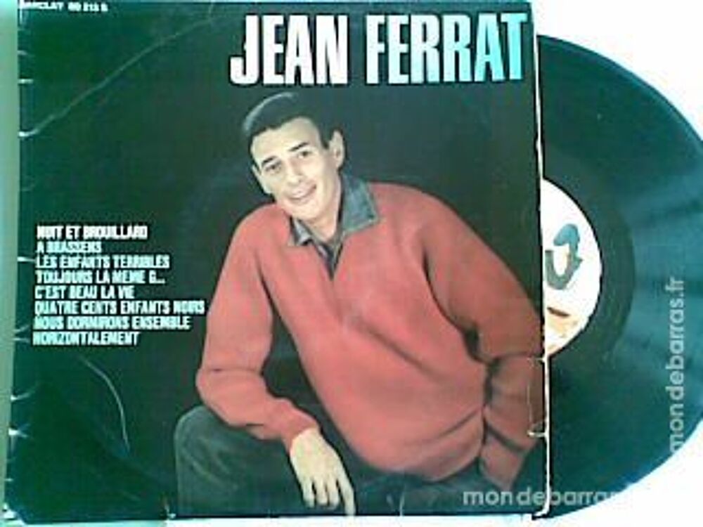 Jean FERRAT 33t/25cm nuit et brouillard CD et vinyles