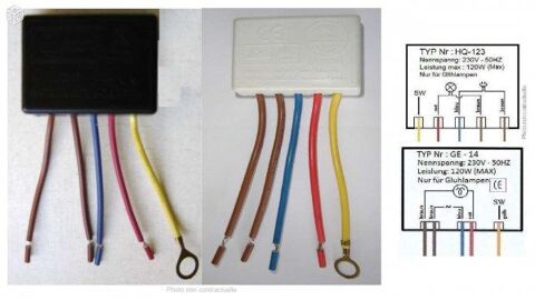 Interrupteur tactile 3 intensit�s pour lampe 220V 29 Meaux (77)