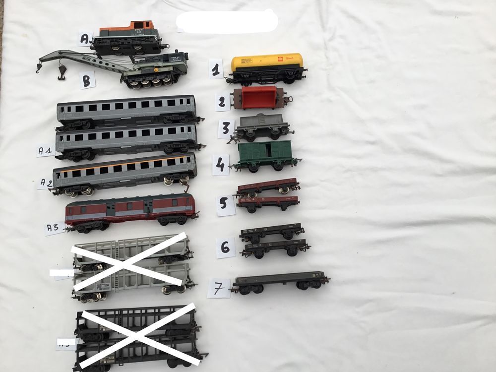 Wagons Fret HO Jouef, Lima, Jeux / jouets