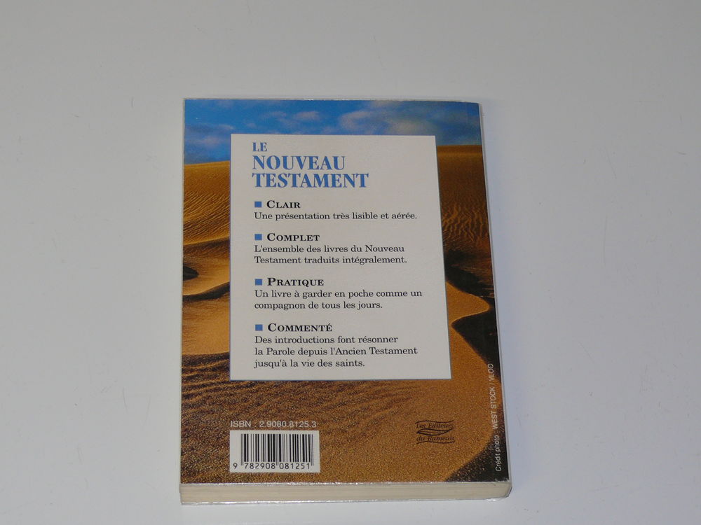Livre : "Le Nouveau Testament" Livres et BD