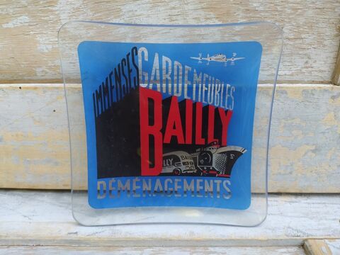 Cendrier Publicitaire Garde Meubles D�m�nagements Bailly 38 Loches (37)