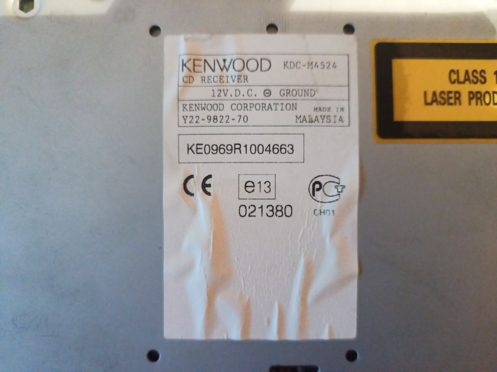 Autoradio kenwood kdc-m4524 Audio et hifi