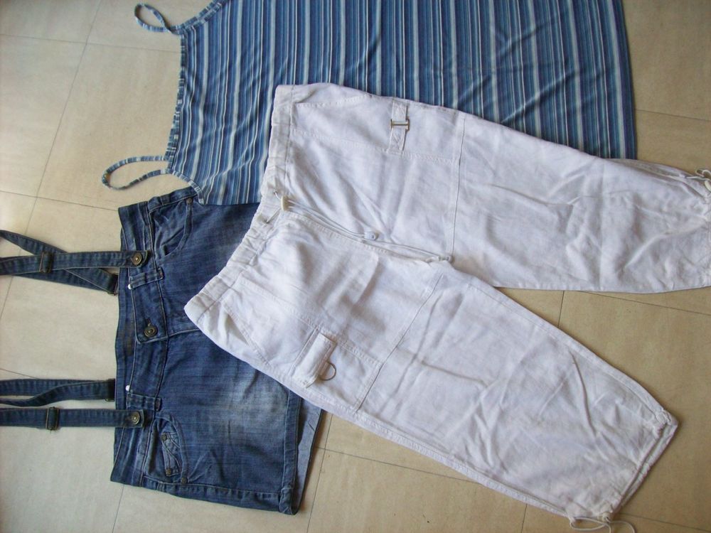 2 ROBES, PANTACOURT, short en jean - 42 - zoe Vêtements