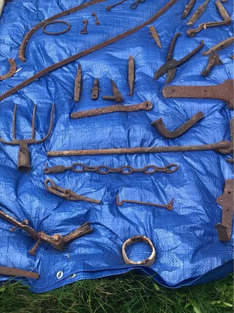 Lot de ferrures anciennes 45 Mottier (38)