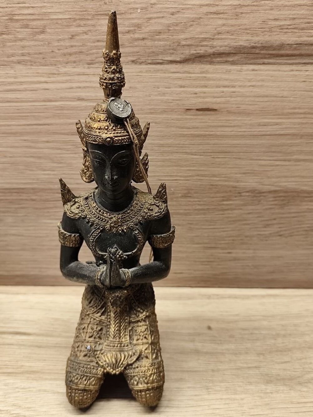 Statuette Thailandaise en Bronze Décoration