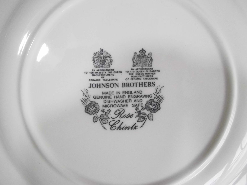 Service de table JOHSON BROTHERS ROSE CHINTZ Décoration