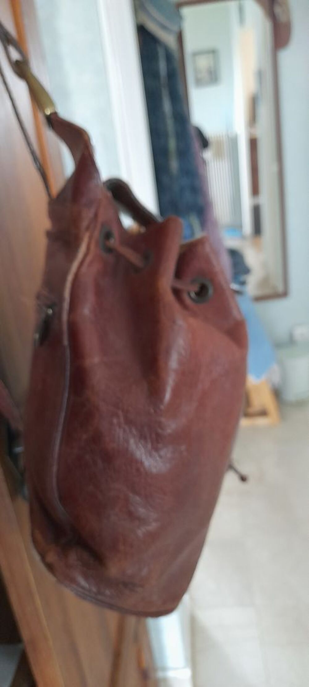 Sac &agrave; dos en cuir Maroquinerie