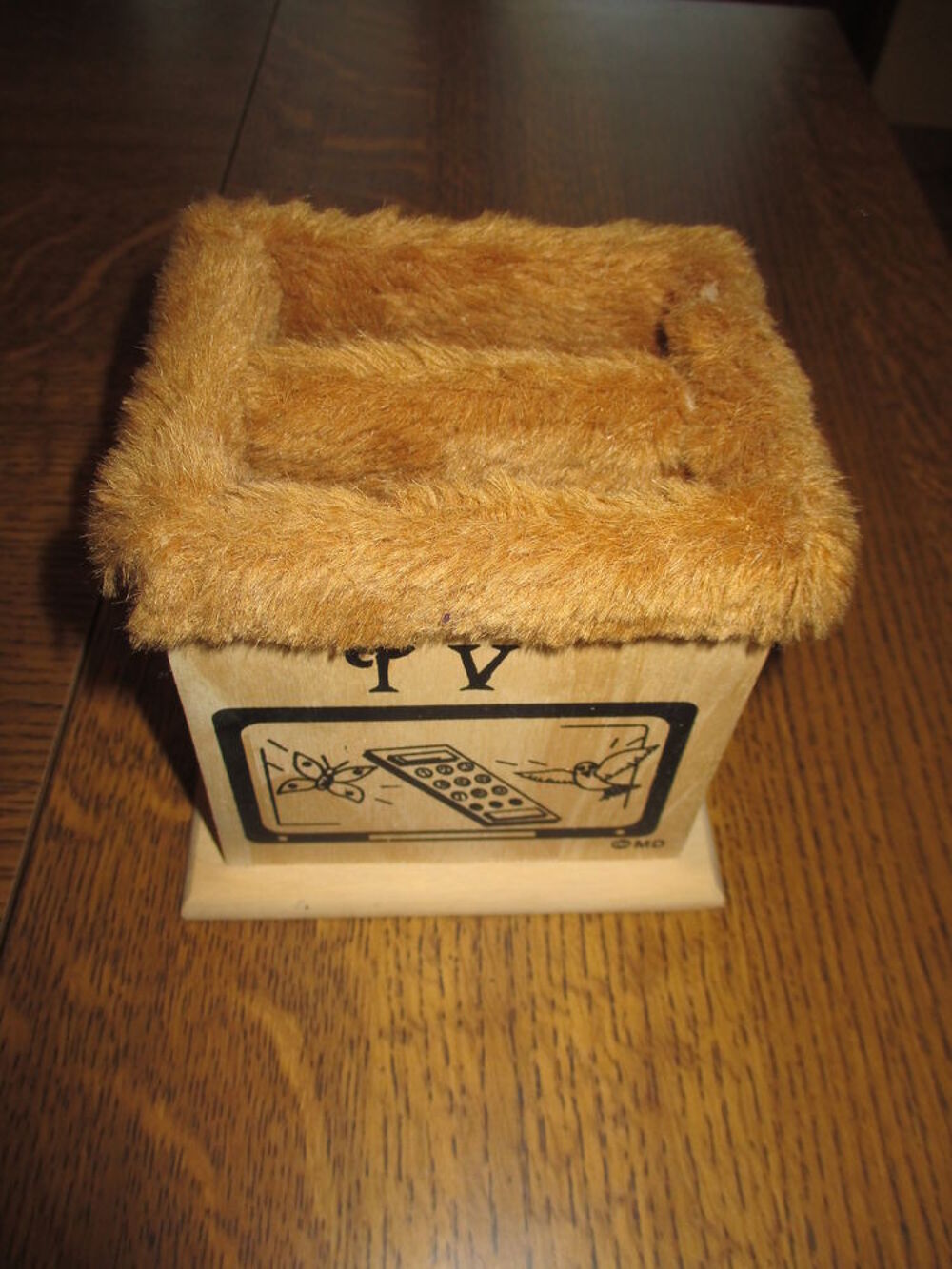 boitier T&eacute;l&eacute;vision et Vid&eacute;os neuf en bois Photos/Video/TV
