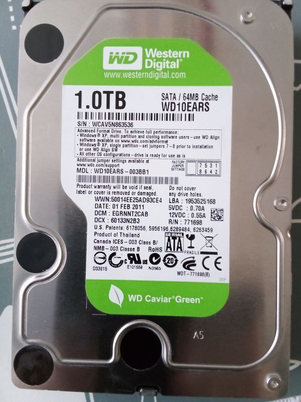 disque dur 1TO Matériel informatique