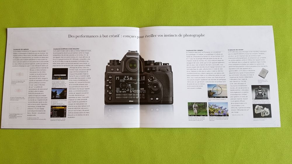 LE NIKON DF * NUM&Eacute;RIQUE 