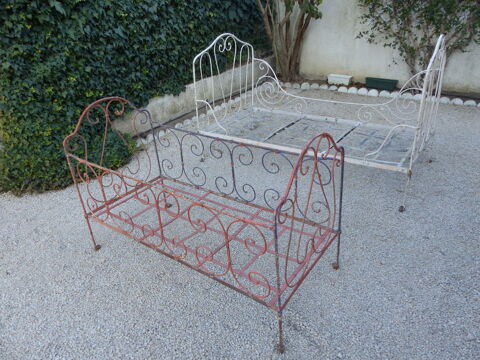 Lit en fer forg� pour enfant 60 Saint-R�my-de-Provence (13)