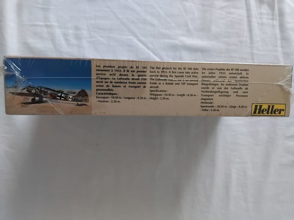 Maquette HELLER MESSERSCHMITT BF 108B 'TAIFUN' 1/72 neuve Jeux / jouets