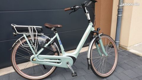 RARE : Vélo électrique hollandais Gazelle, vert rétro 2200 Bernardswiller (67)