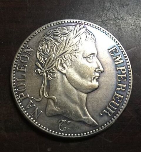 R�PLIQUE PLAQUE ARGENT - 5 Fr  NAPOL�ON EMPEREUR 1811  PRIX 0 Hautmont (59)