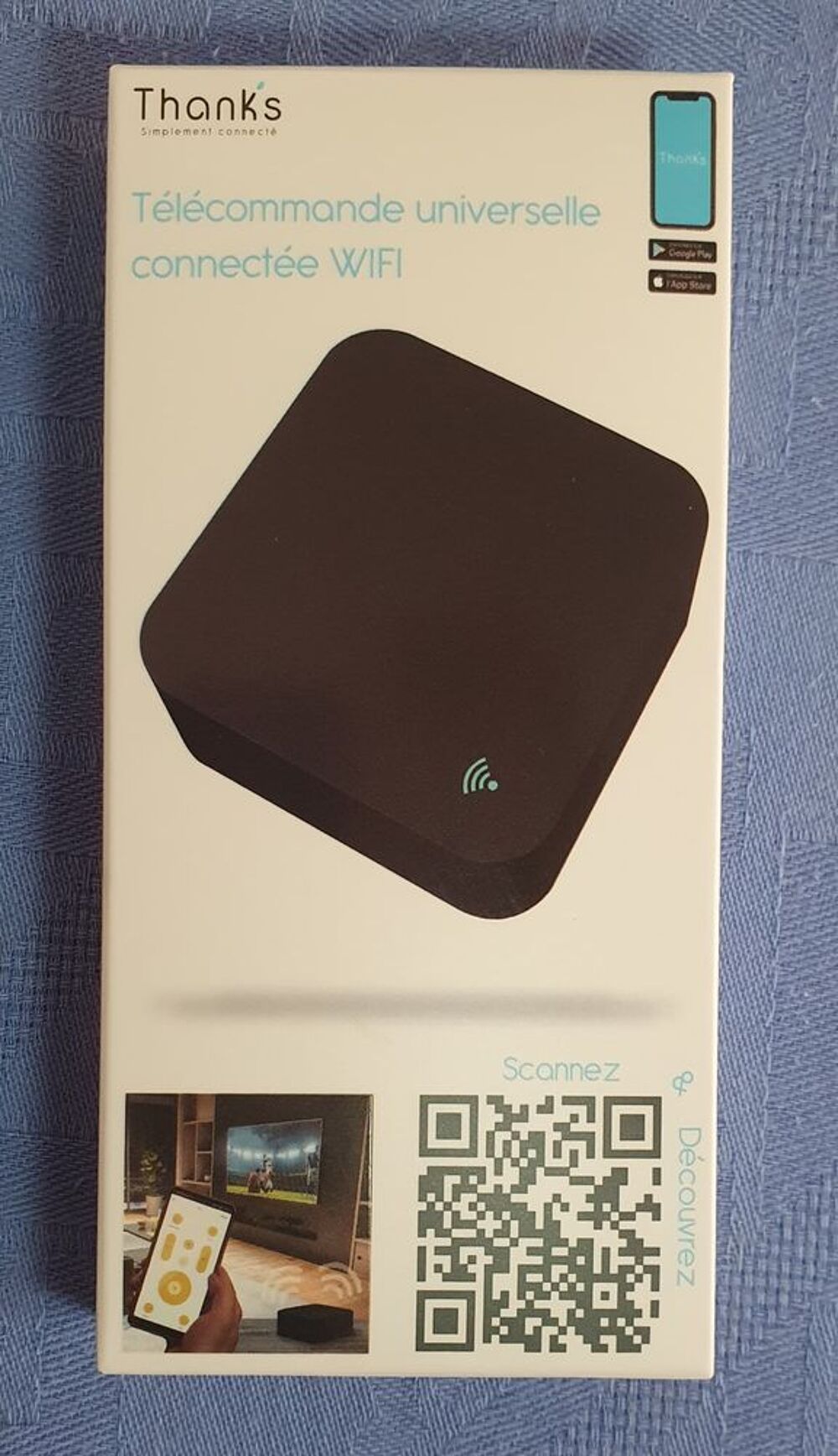 T&eacute;l&eacute;commande infrarouge universelle connect&eacute;e WiFi THANK'S Electroménager