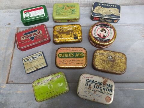 Lot 11 Anciennes Boites M�dicaments Pharmacie Collection  35 Loches (37)