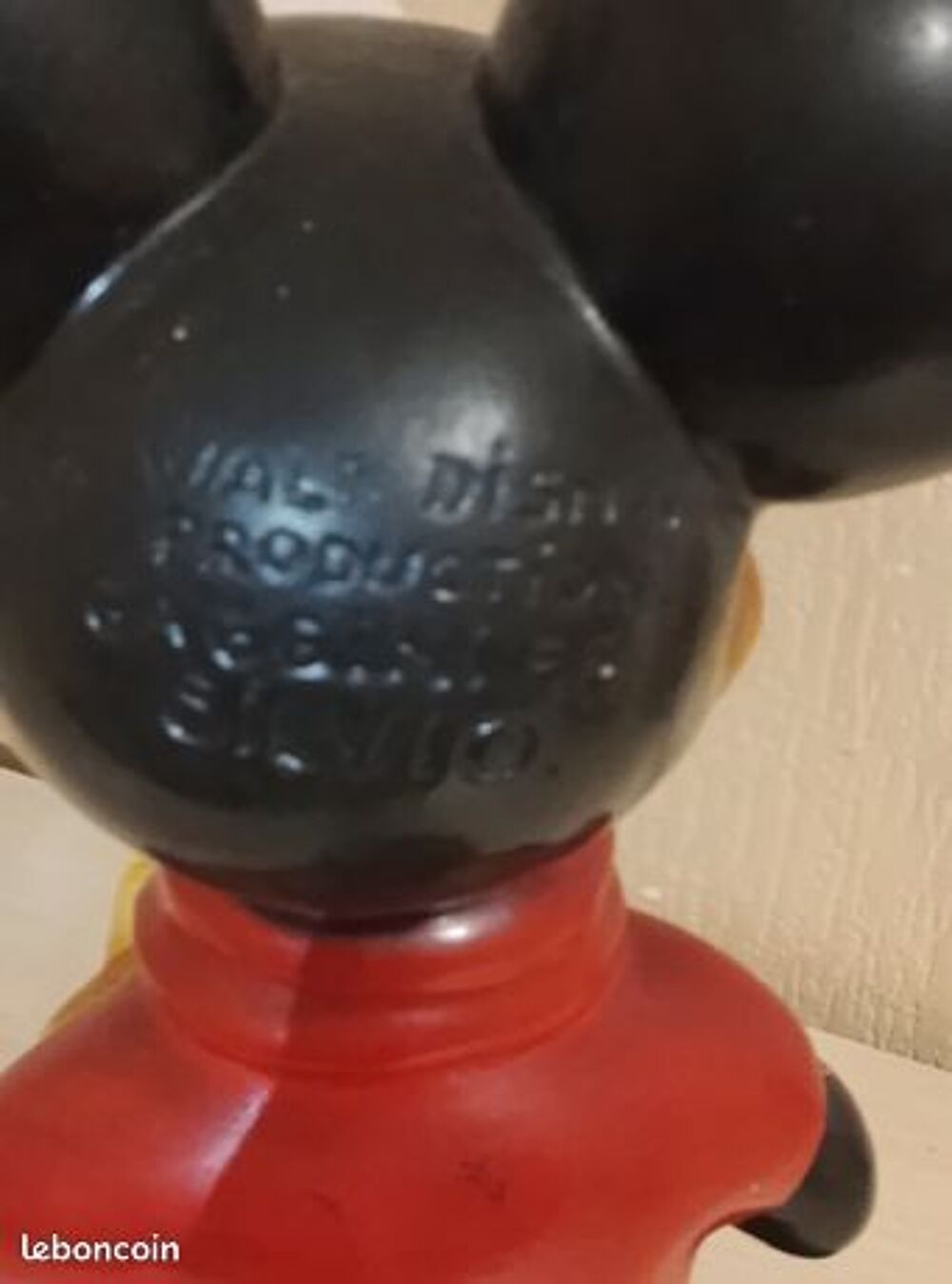 cette sculpture vintage de Mickey Mouse Décoration
