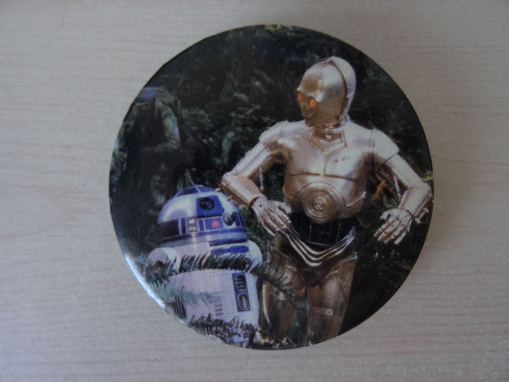 Lot verra Amora et badge,Star Wars,1983,Retour du Jedi,LFL 