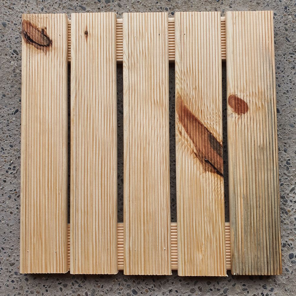 LAME BOIS FINE Rainur&eacute; - Id&eacute;e Fabrication Joli Caillebotis en bois &agrave; petit prix - DIY Bricolage