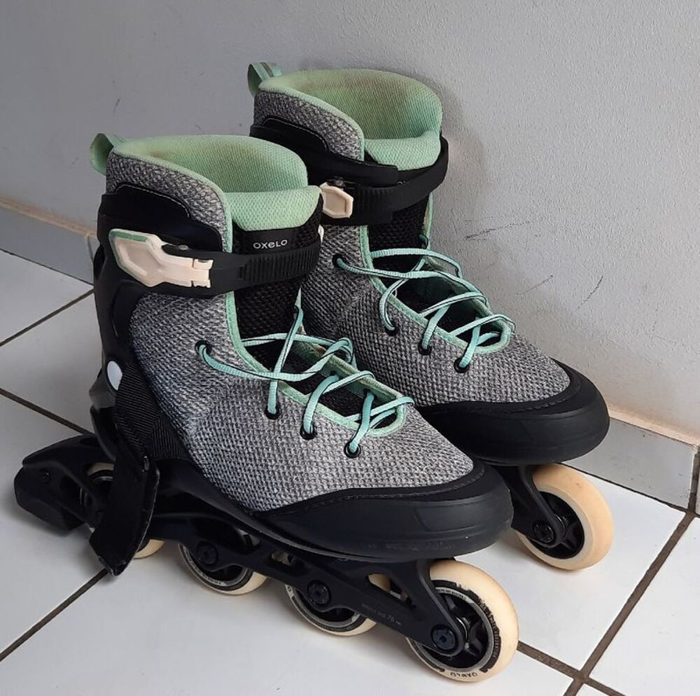 Rollers FIT100 Taille 41 76mm Femme Oxelo Sports