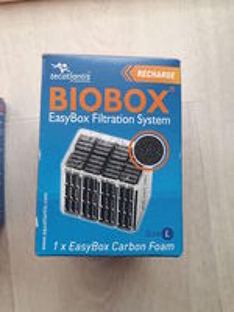   RECHARGE MOUSSE CHARBON  BIOBOX L POUR FILTRE AQUARIUM
