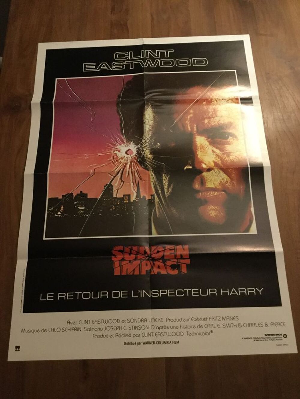 Affiche des films "Sudden impact" et "Plus dure sera la chut 