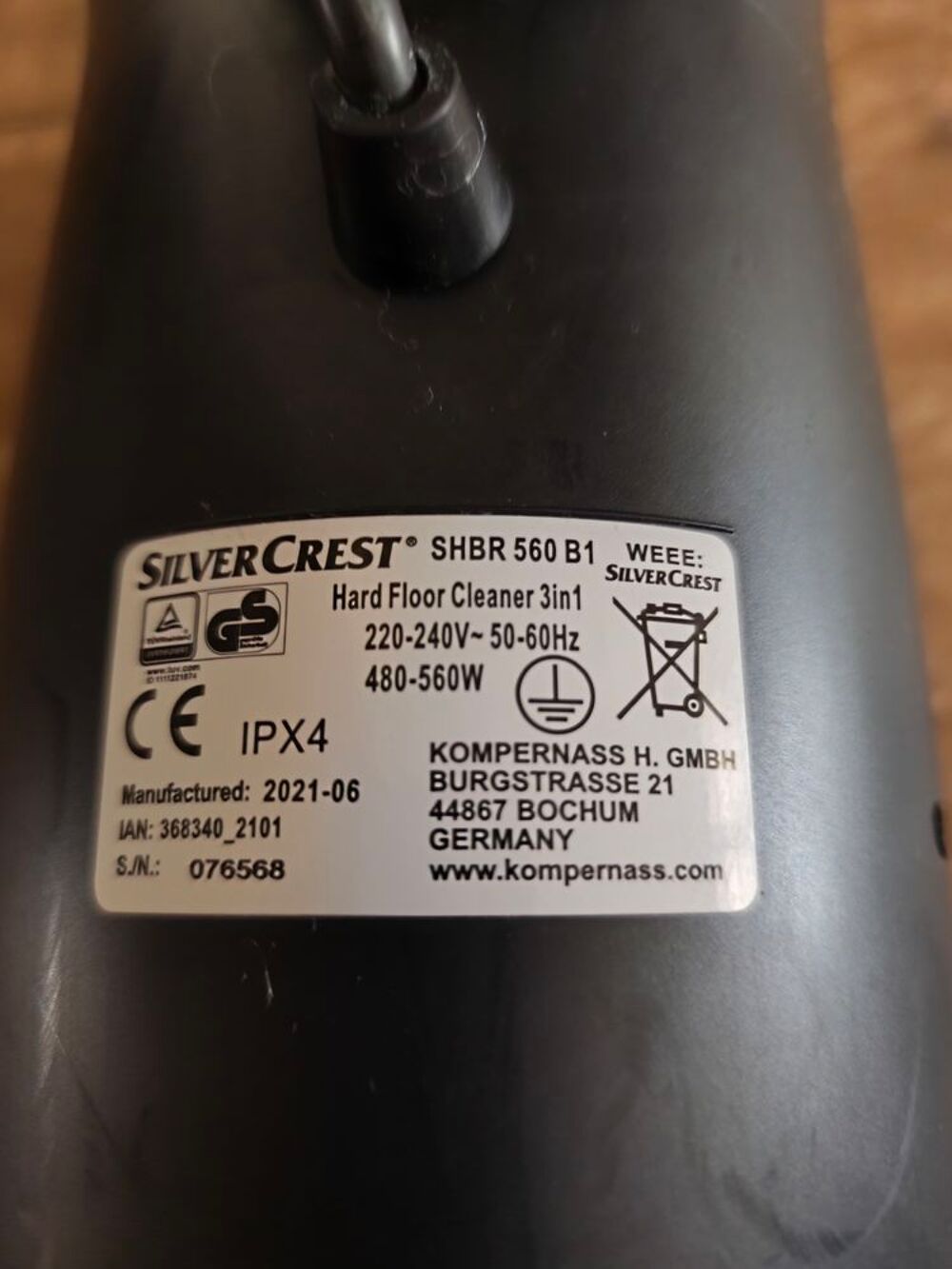 nettoyeur vapeur silvercrest 3 en 1 avec fil Electroménager
