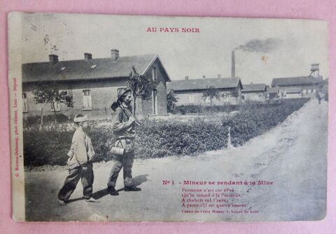 Cartes postales anciennes : Au pays noir 199 La Baule-Escoublac (44)