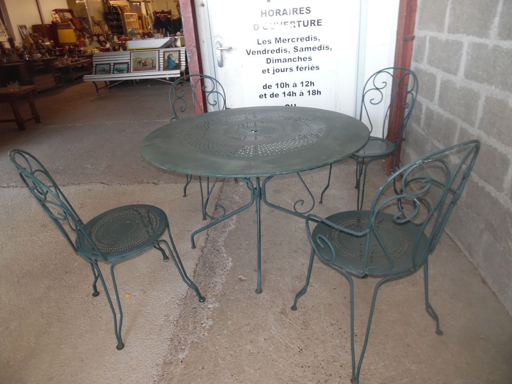 SALON DE JARDIN FER FORGE Jardin